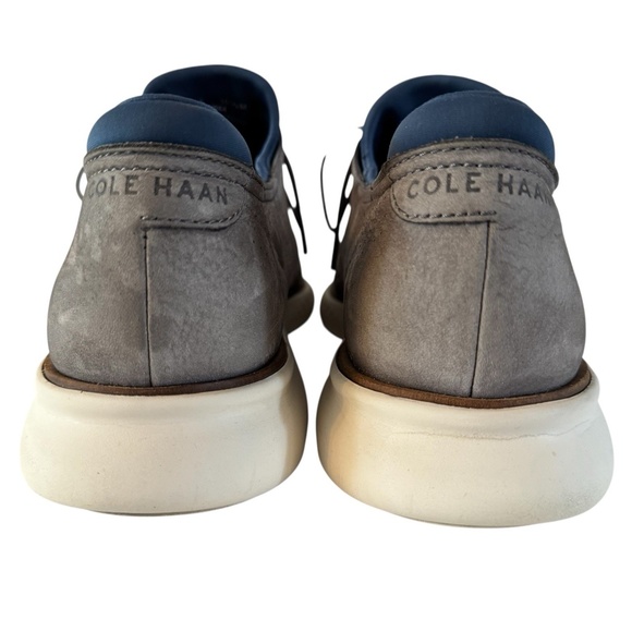 Cole Haan 2 Zerogrand Men’s Size 10.5 Laser Wingtip Oxfords Shoes Gray C36944 - Picture 3 of 12